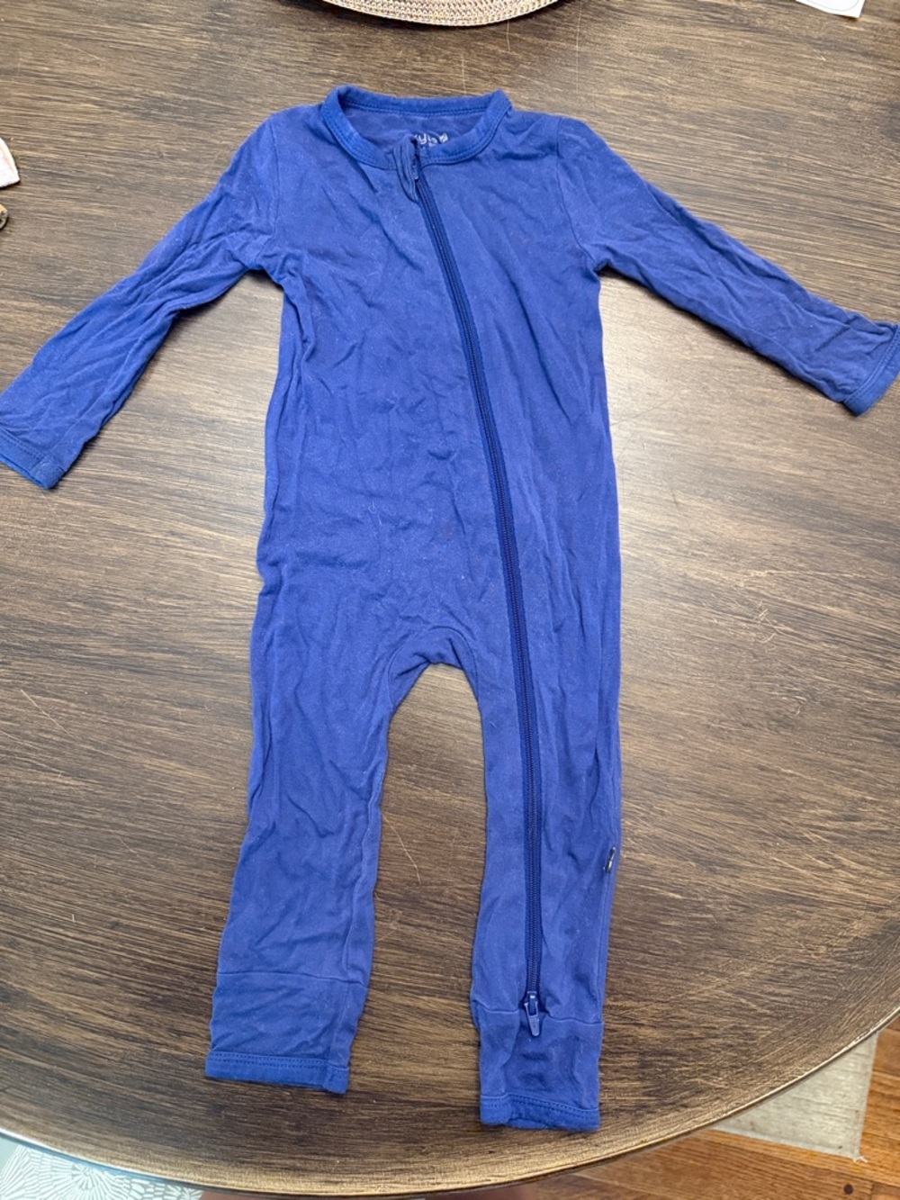 Kyte BABY Royal Blue Zipper Footed One-Piece